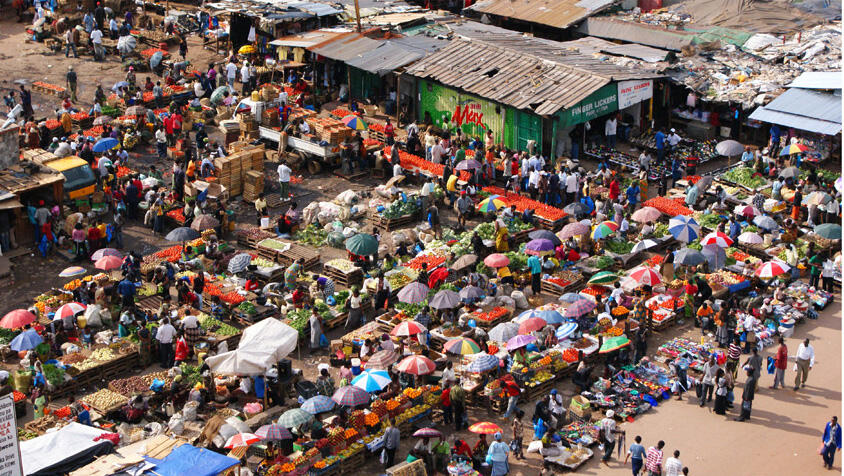 The market - Kitwe, Zambia. 2009
