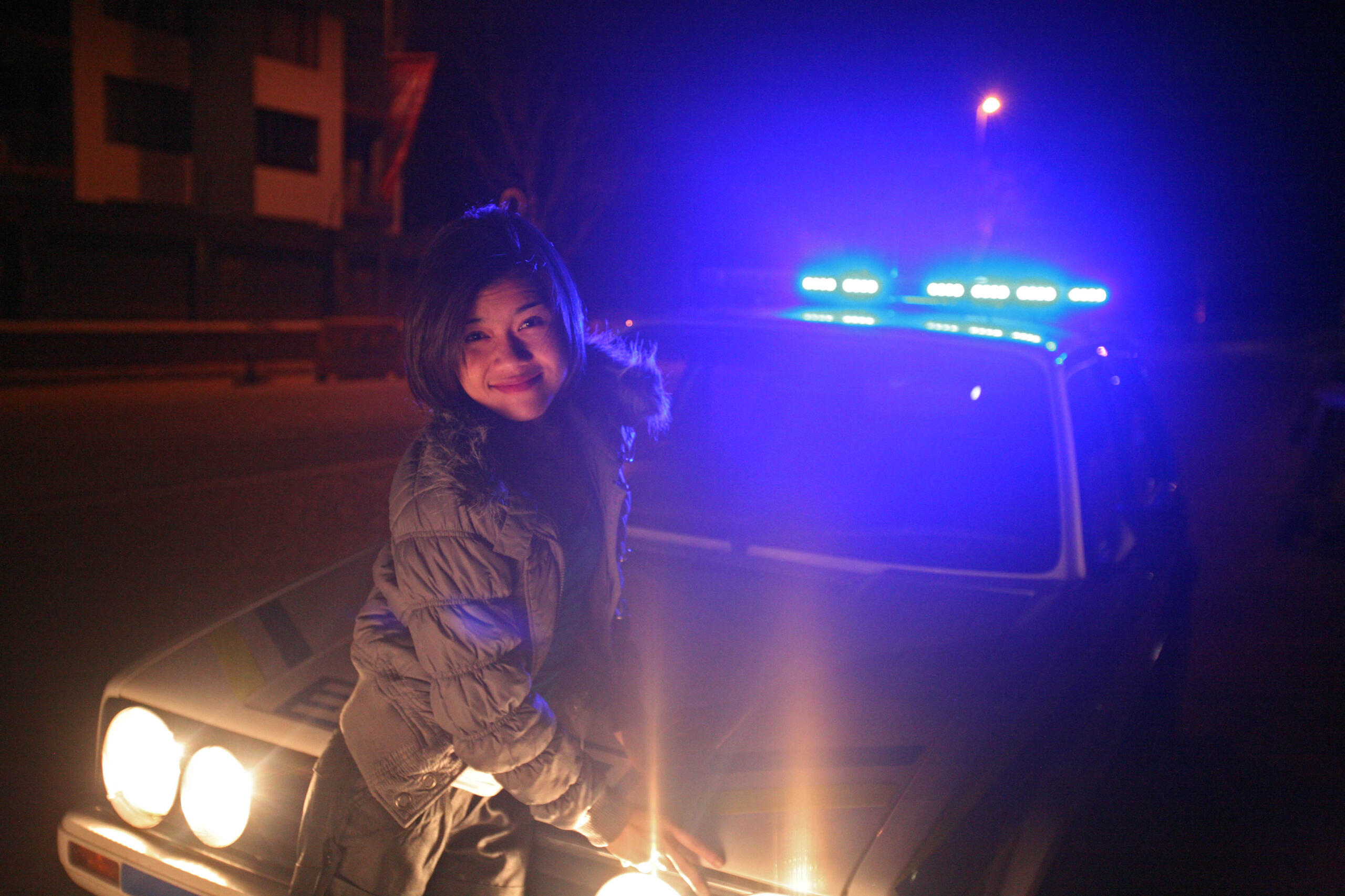 Tia on ice - Braamfontein, Johannesburg. 2010